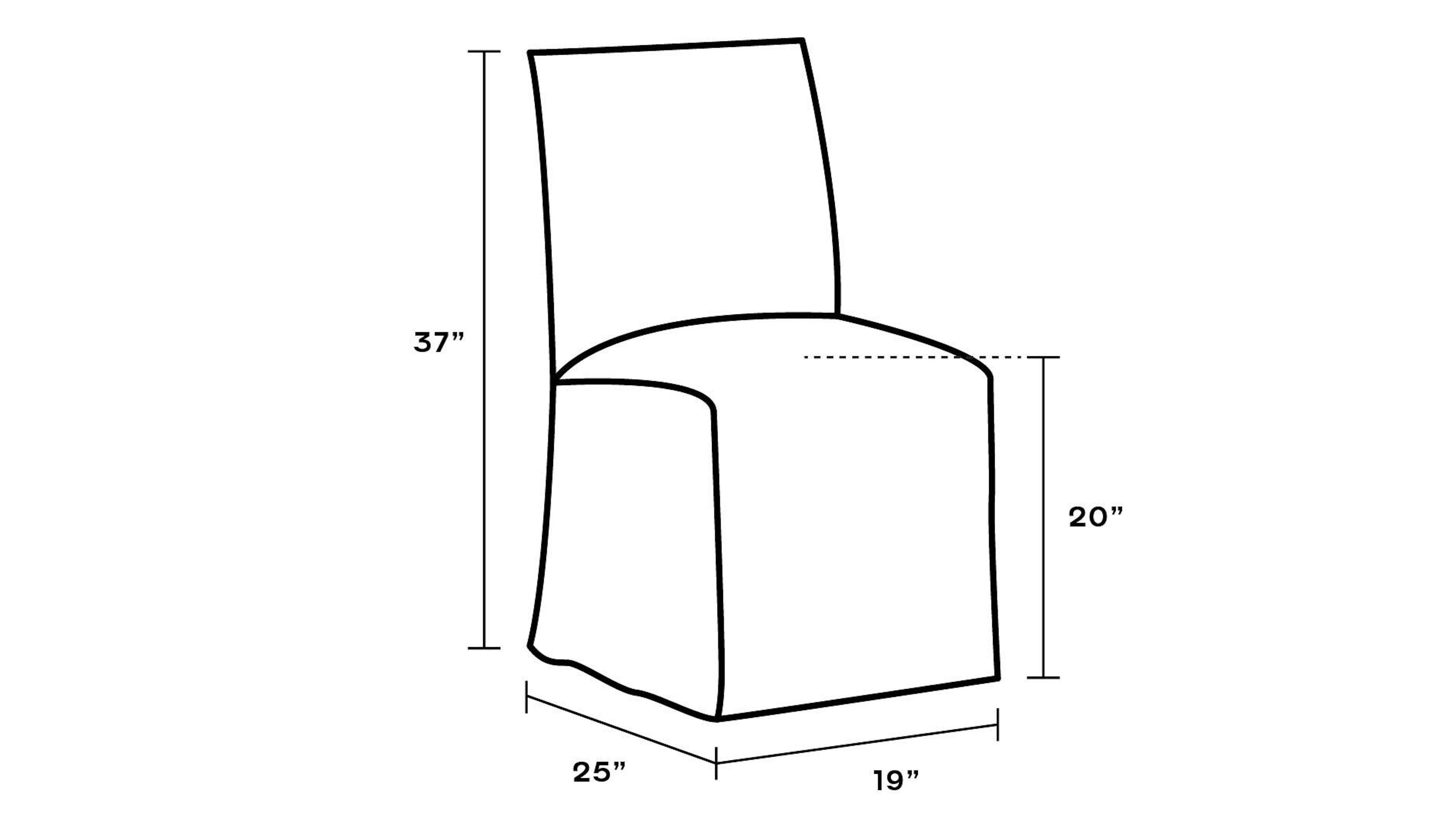 Mint Cherry Blossom Upholstered Custom Slipcovered Dining Chair Fully