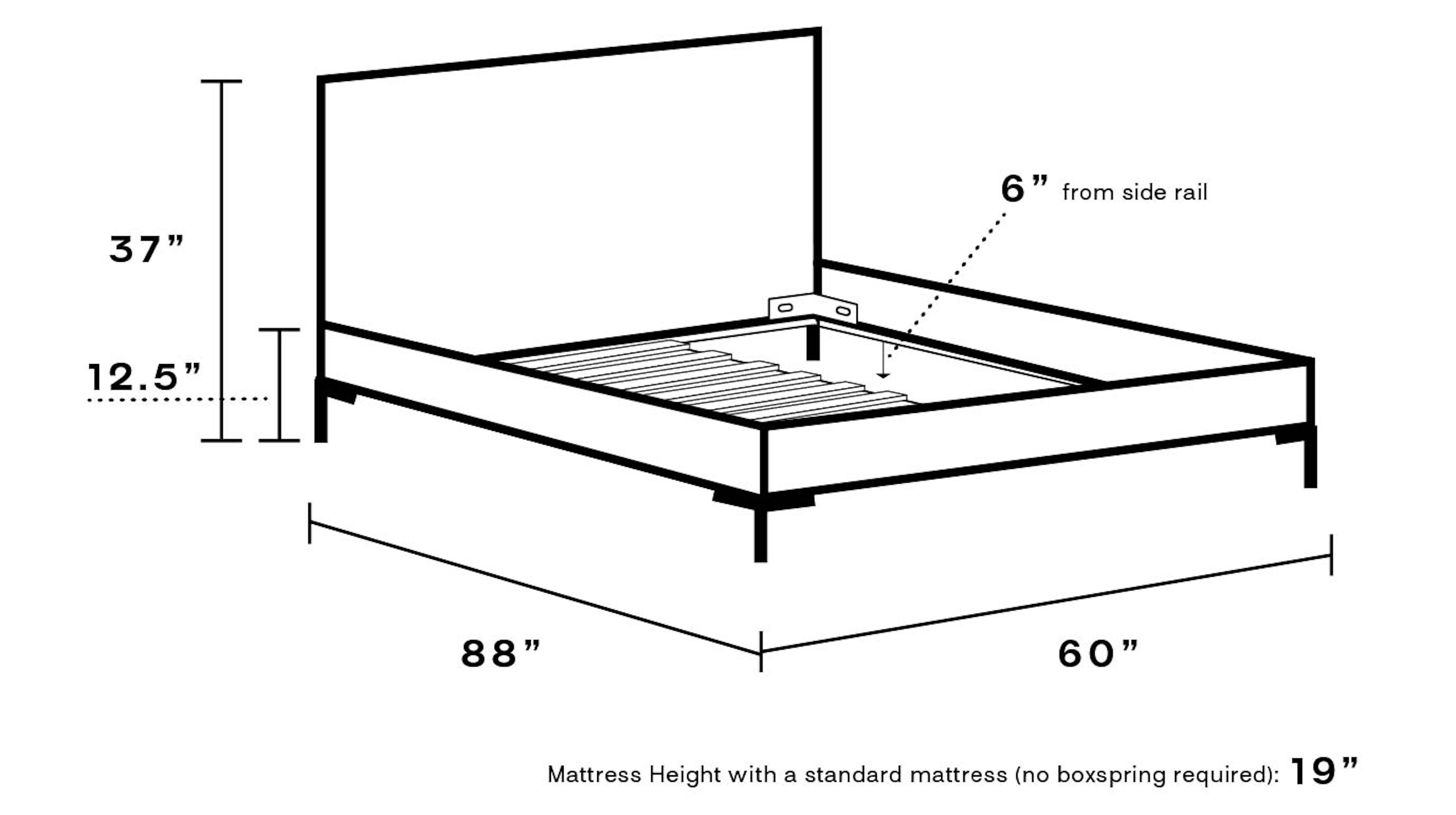 Branches Upholstered Custom Modern Platform Bed Full The Inside Furniture 