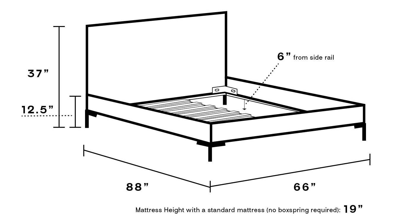 White Velvet Upholstered Custom Modern Platform Bed Queen The