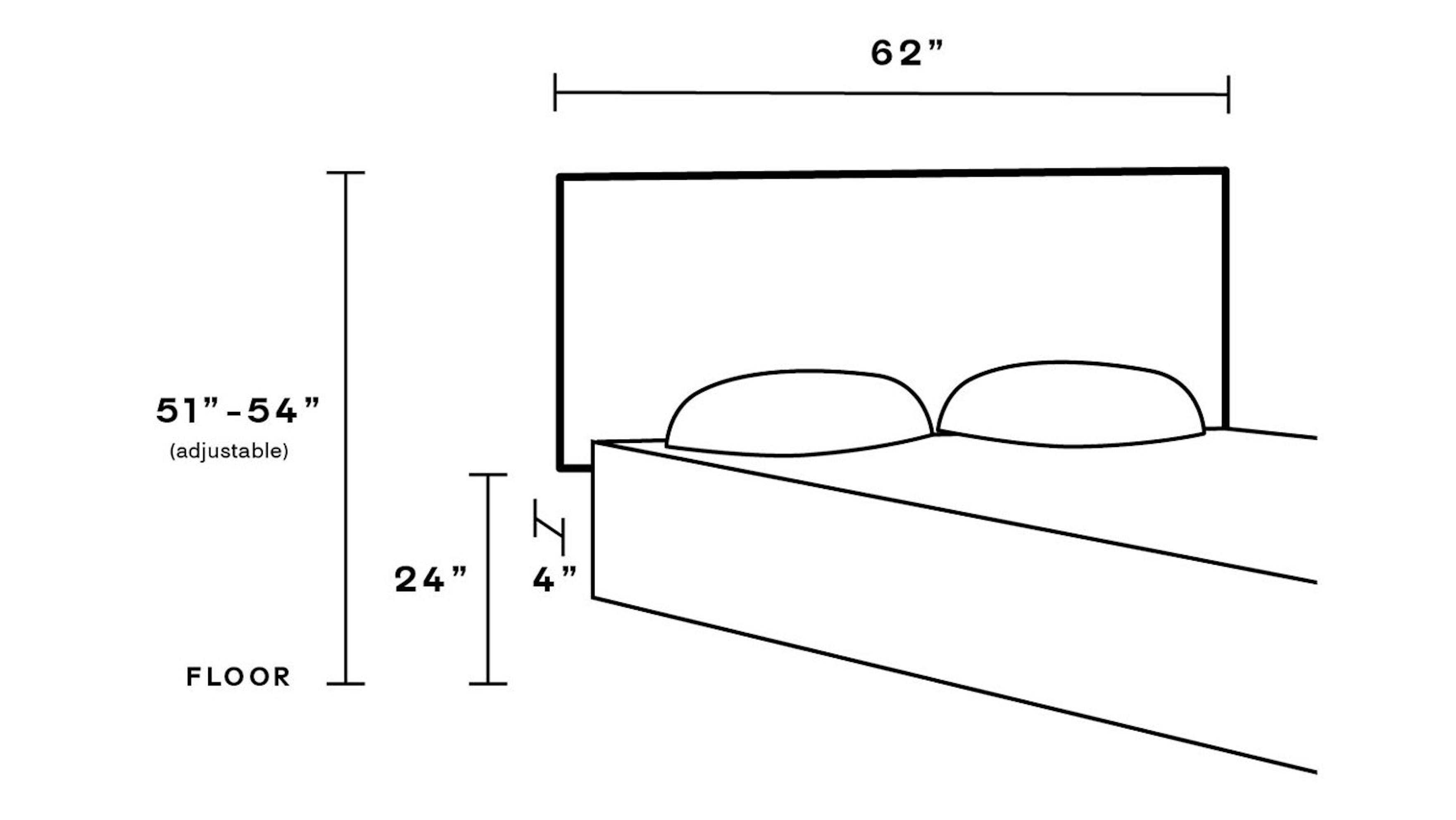 Dotted Blot Square Back Headboard Queen The Inside