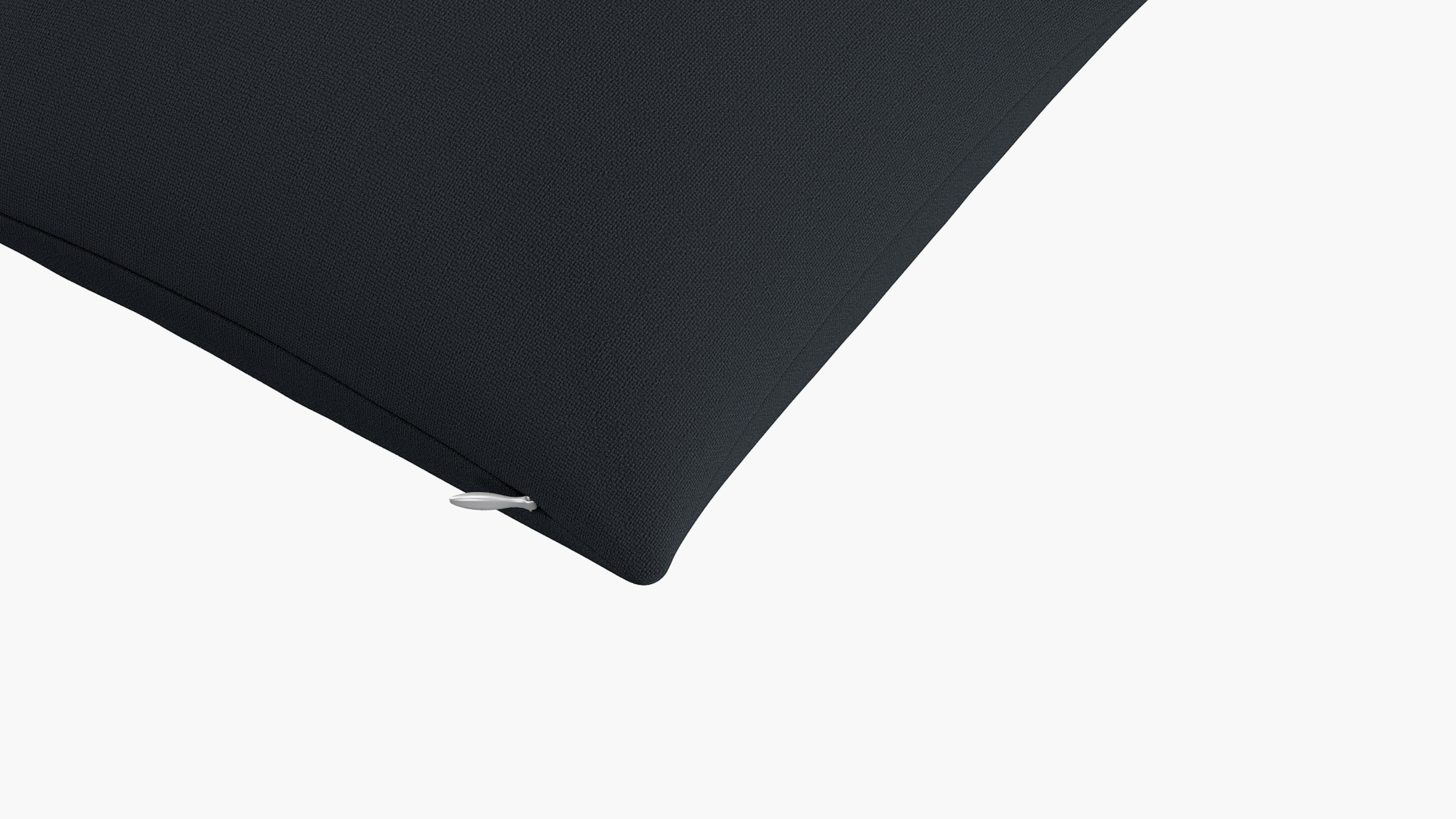 Navy Linen Upholstered Custom Throw Pillow 16" The Inside Furniture