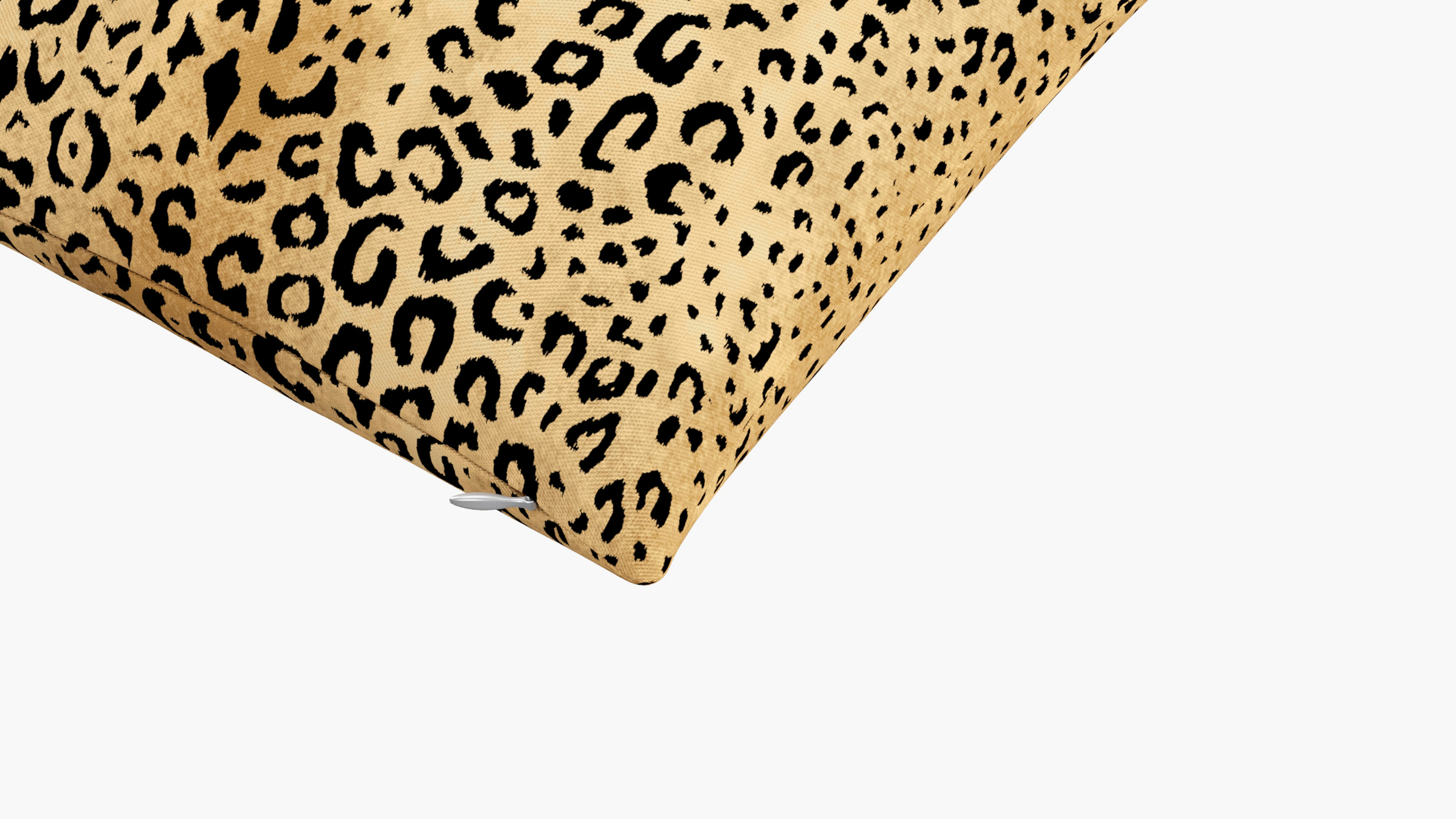 Leopard Upholstered Custom Throw Pillow 16" The Inside Furniture