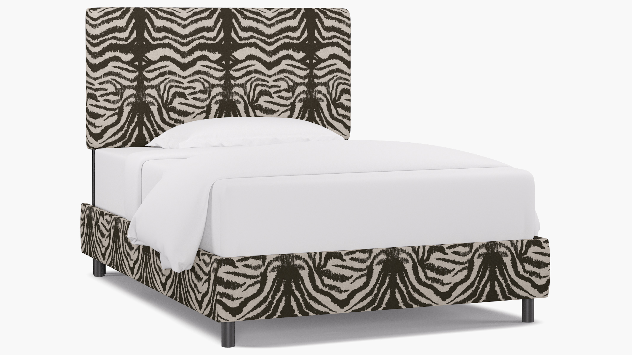 zebra wood bed