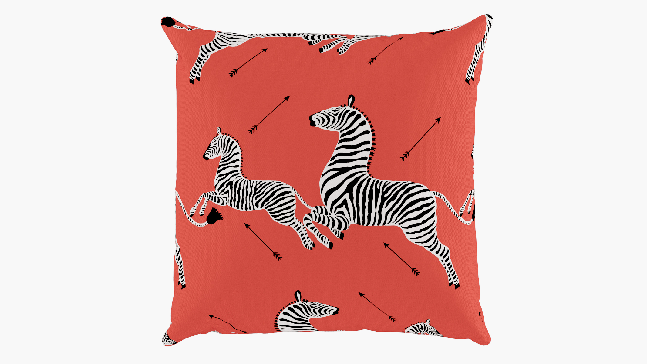 zebra lumbar pillow