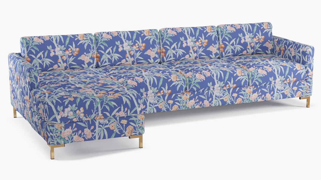 Lapis Lanai Upholstered Custom Modern Sectional | Left | The Inside ...