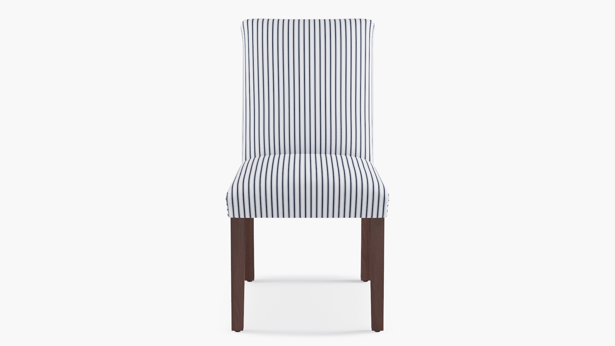 Navy Classic Ticking Stripe Upholstered Custom Classic Dining Chair   Lcle3nbClyY7j06Os5GrhDN5UJvRl1uVaqQA3OdO 