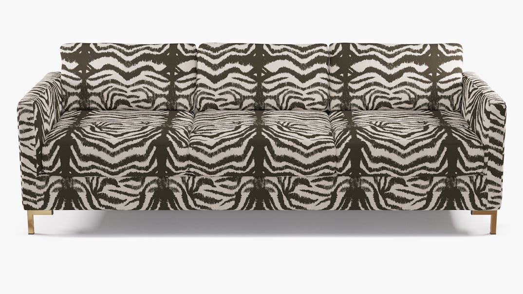 Zebra Upholstered Custom Modern Sofa The Inside Furniture