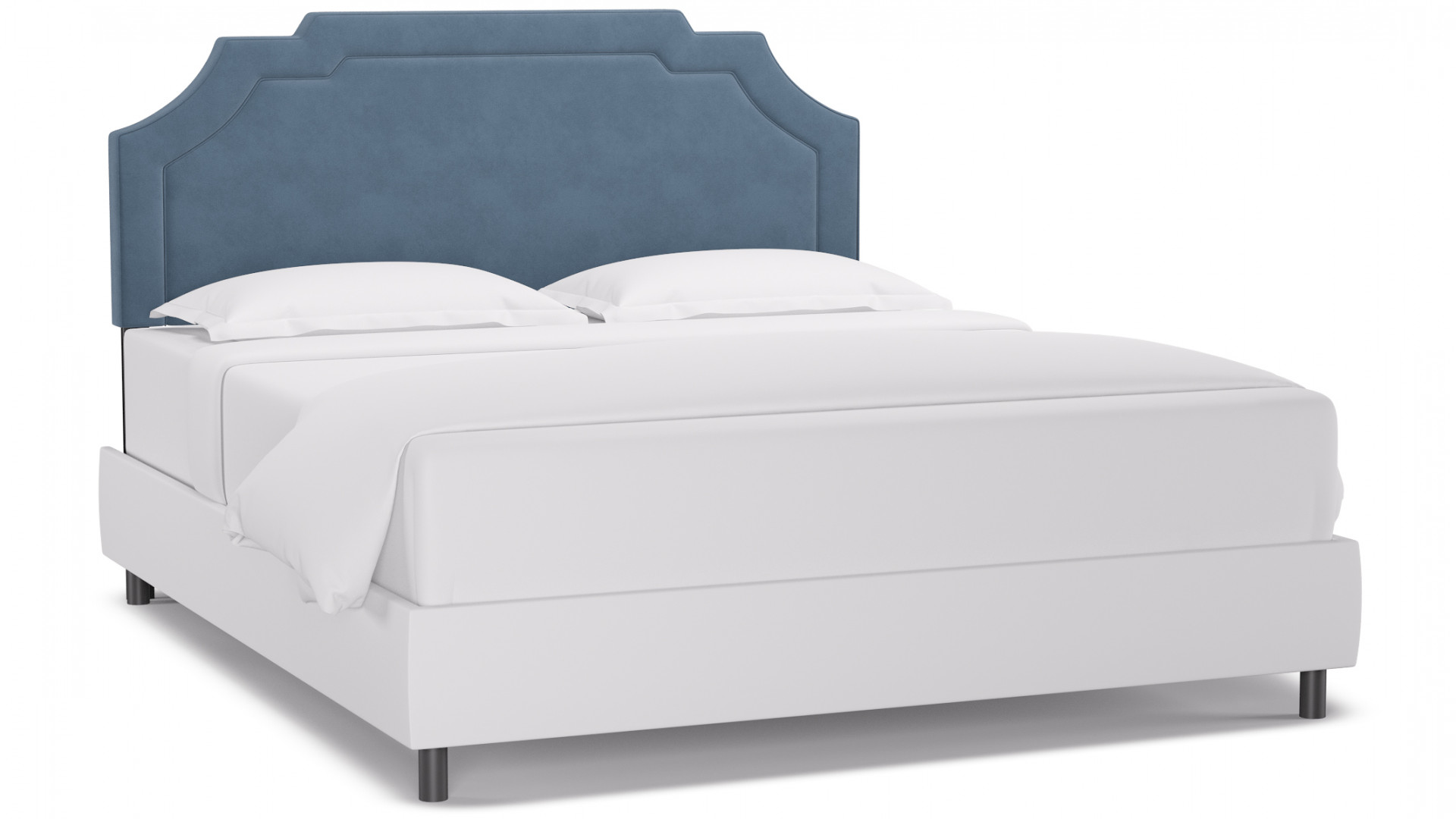 Ocean Velvet Art Deco Headboard California King The Inside