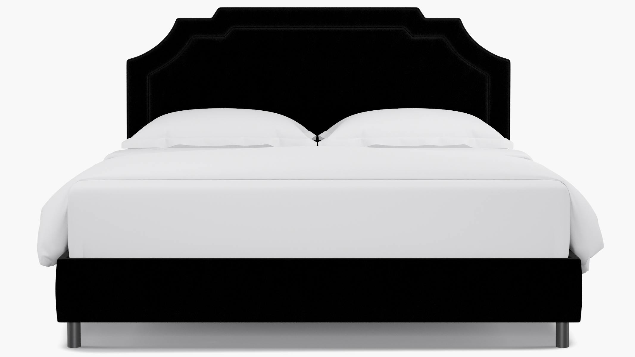 pics Art Deco Bed Frame art deco bed king nero velvet