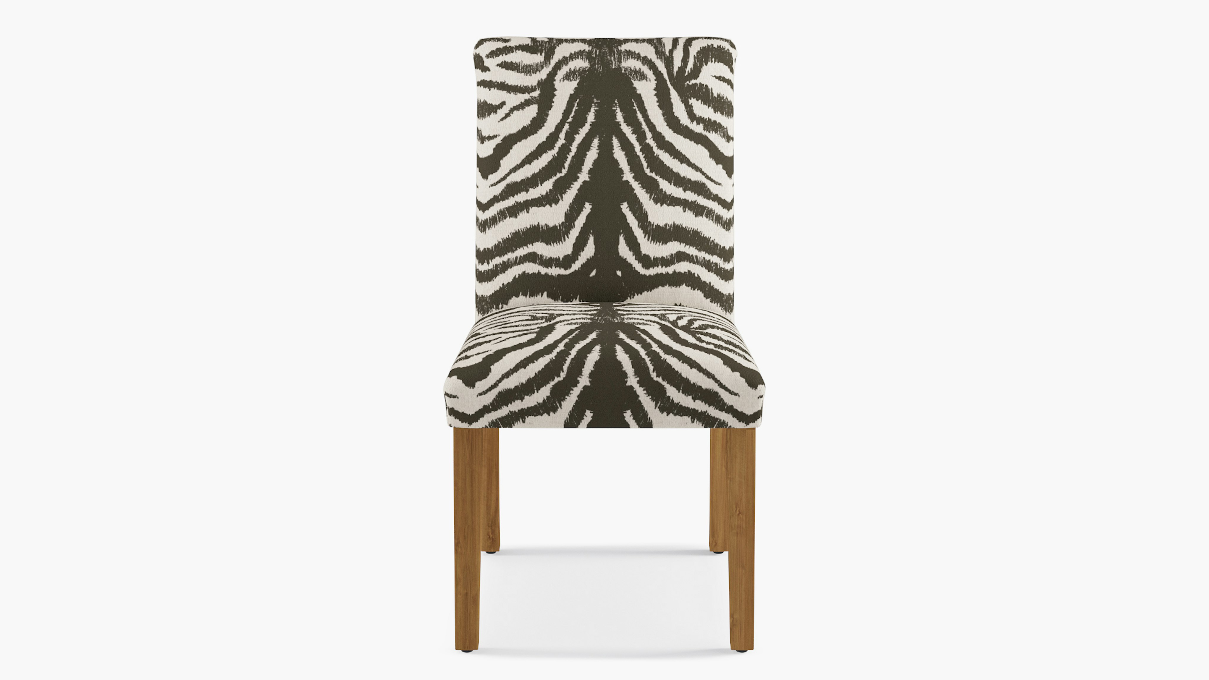 Brown Zebra Print Dining Room Chairs