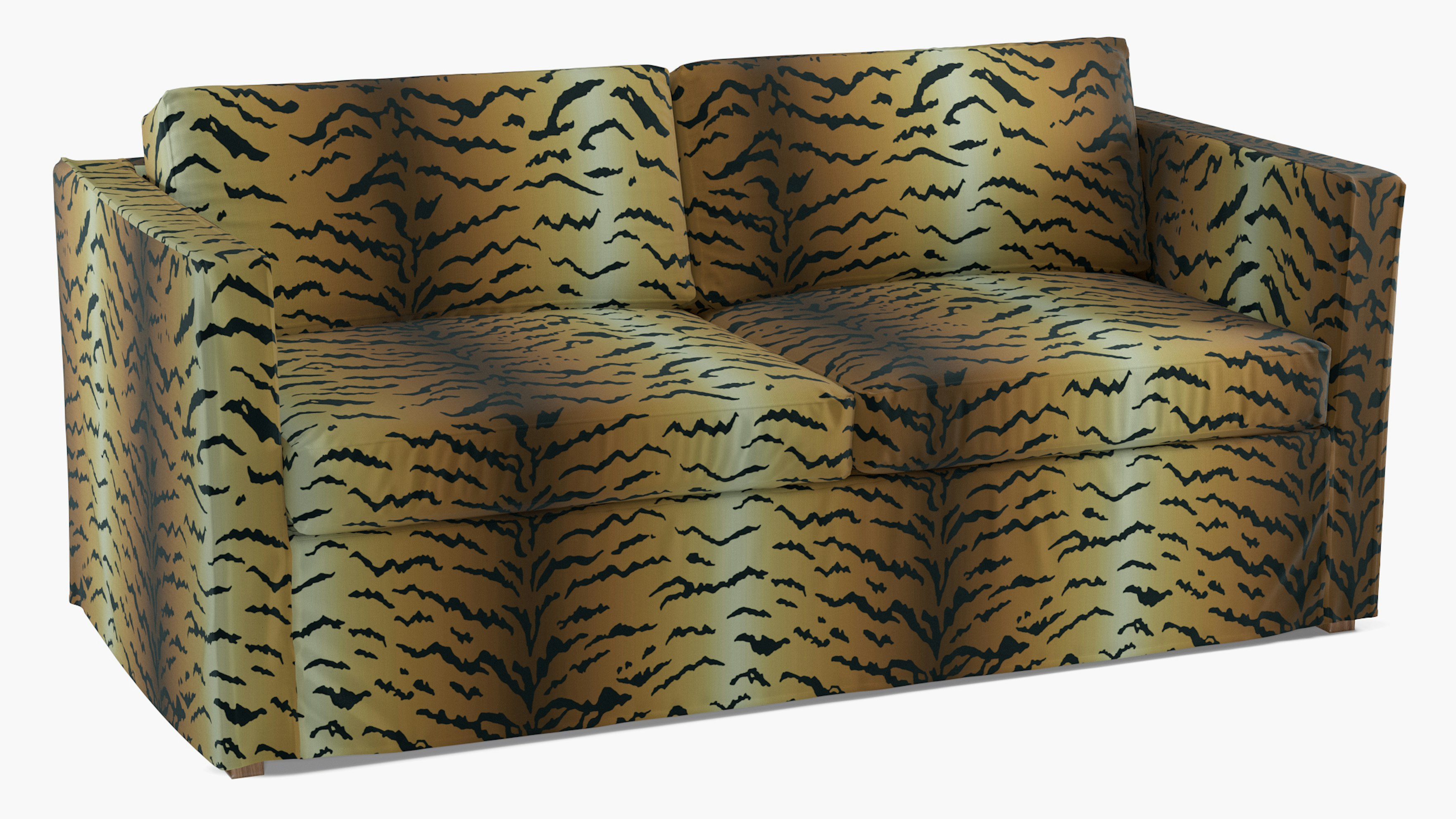 Tawny Tiger Slipcover Sofa The Inside