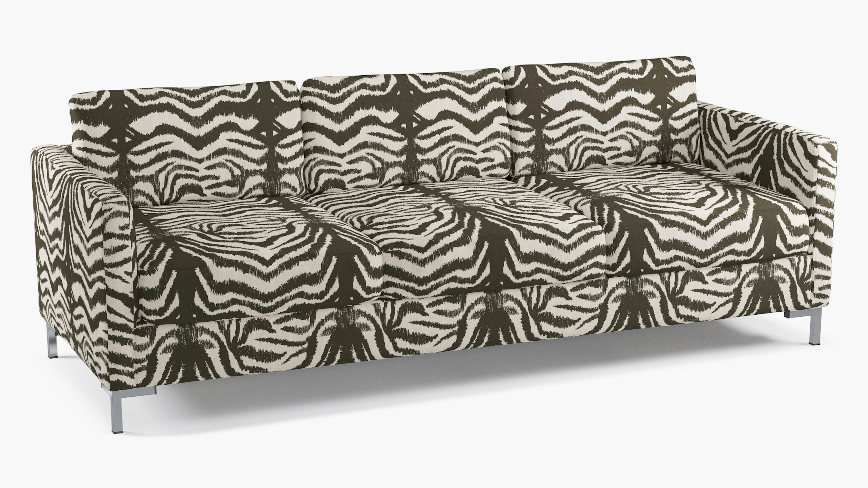 Zebra Upholstered Custom Modern Sofa The Inside Furniture