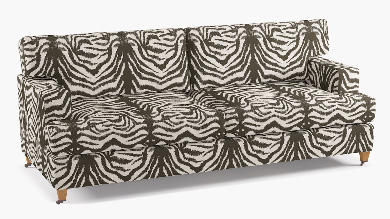 Zebra Upholstered Custom Classic Sofa The Inside Furniture