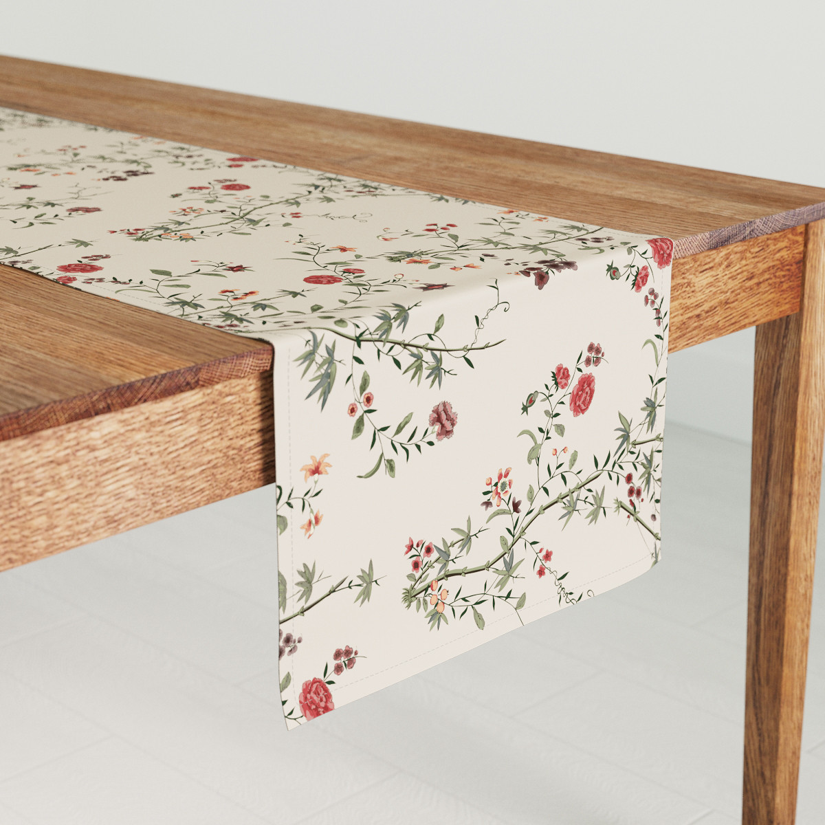 Multi Bamboo Garden Large Table Runner The Inside