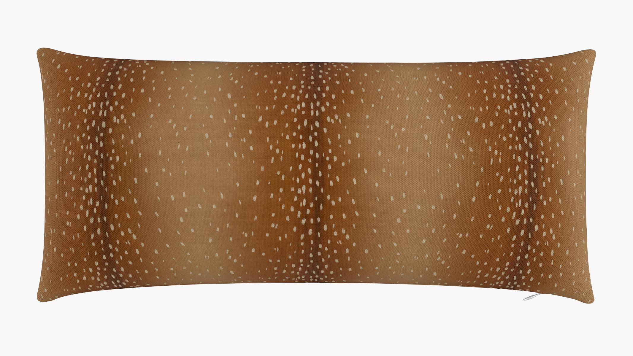 Fawn Pillow Antelope Print Throw Pillow Antelope Upholstered - Main Image