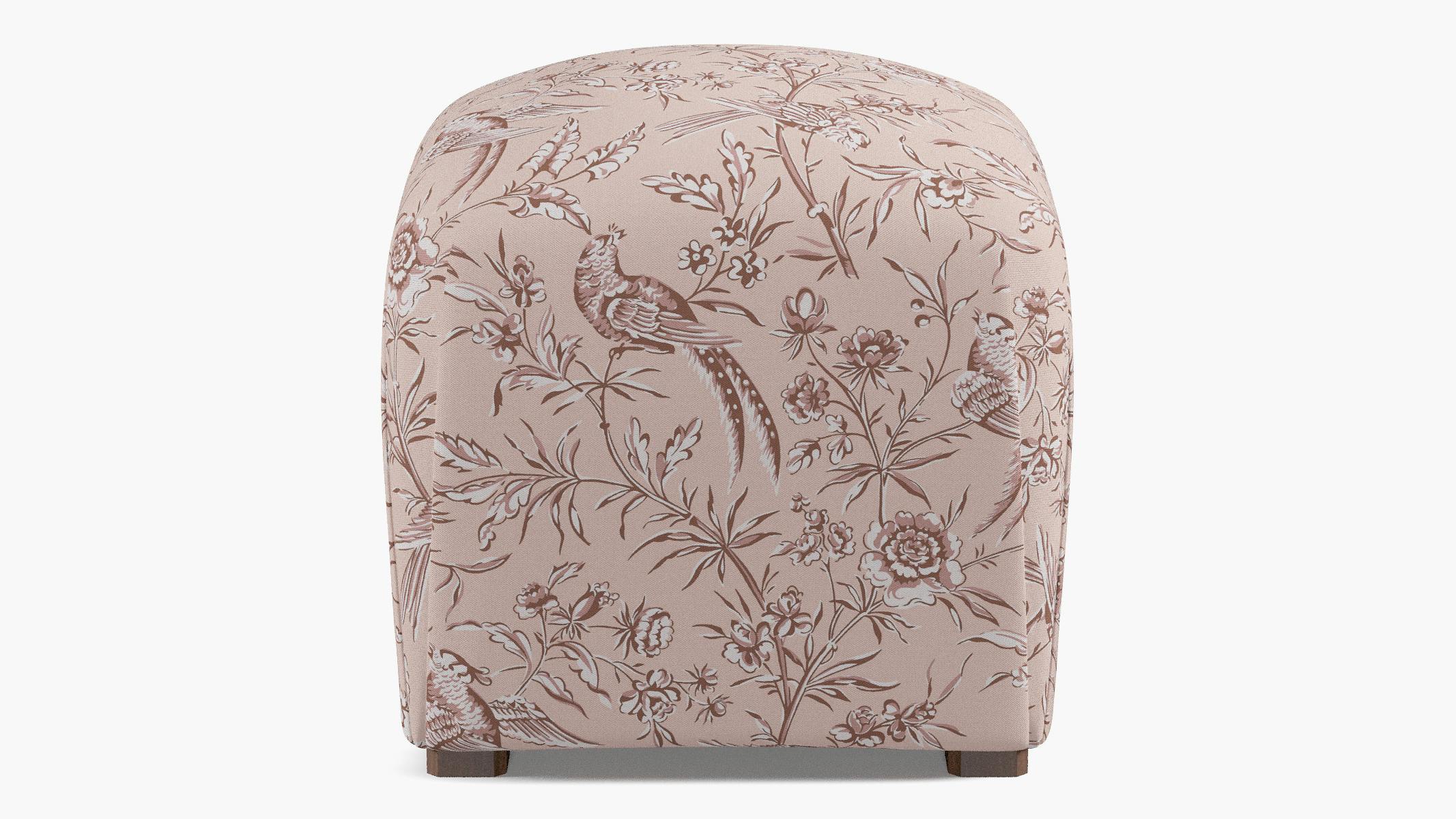 Blush Velvet Upholstered Custom Slipper Chair | The Inside Furniture
