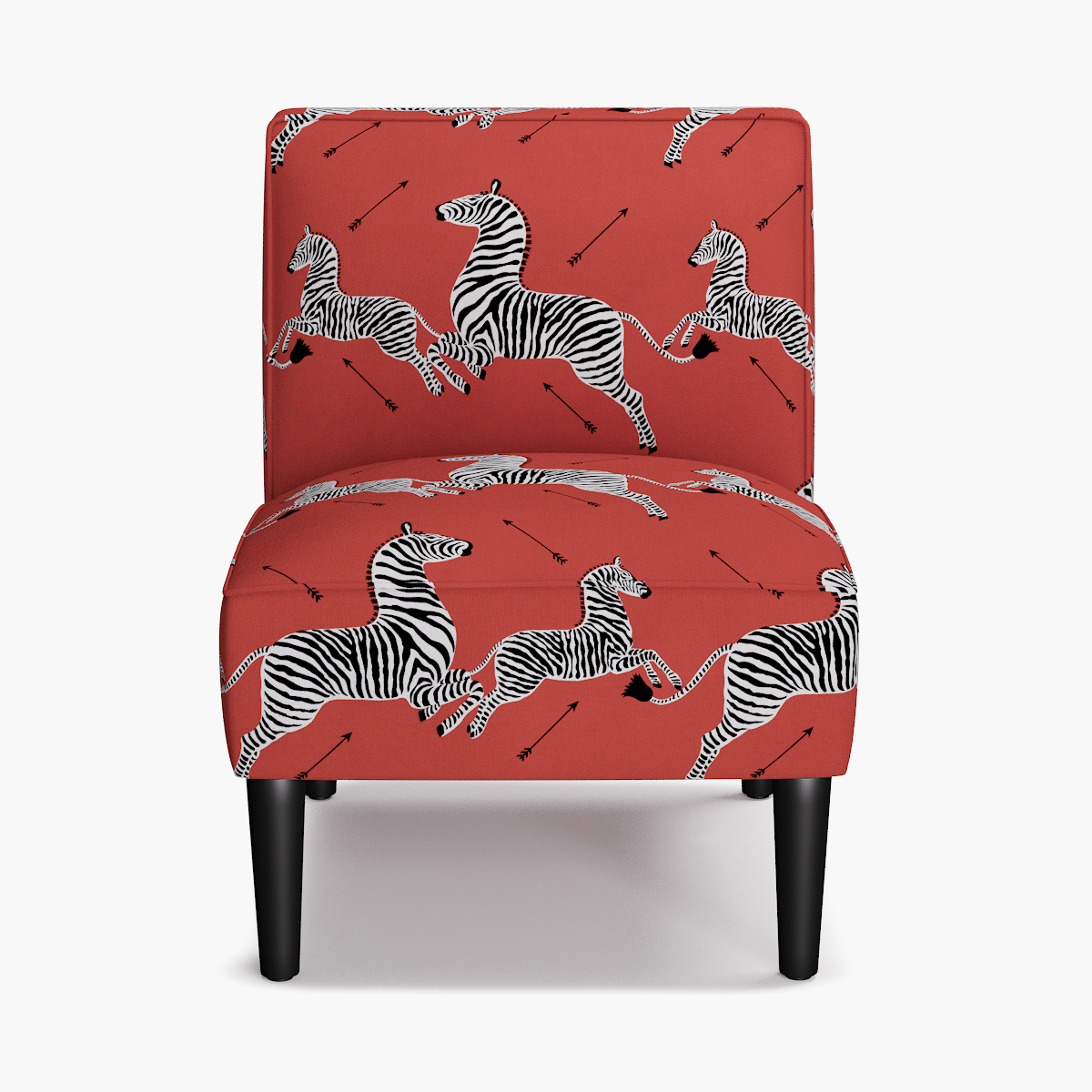 zebra accent chair