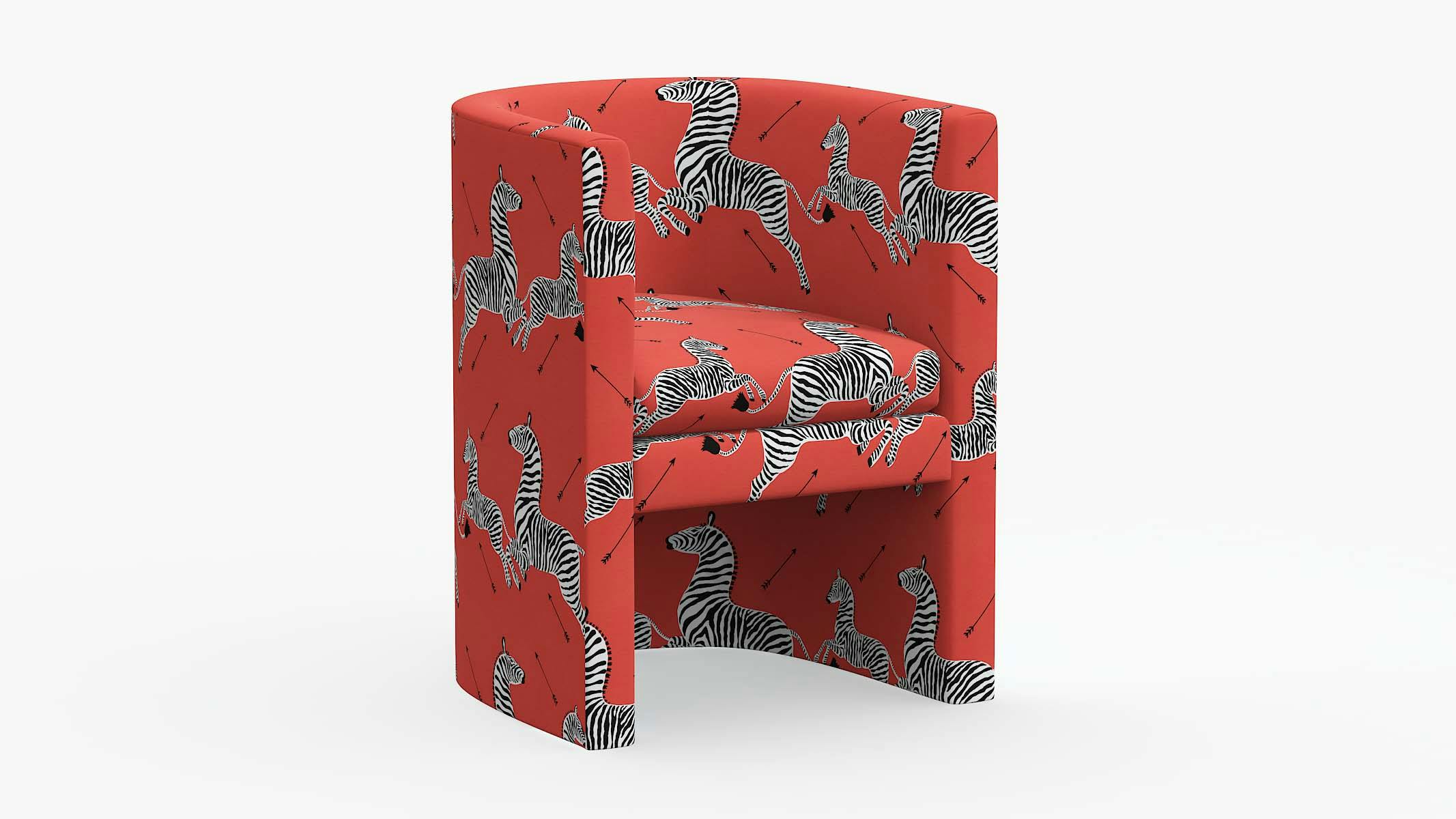 Furniture Clearance Urban Outfitters Zebra Chair Coral Zebra