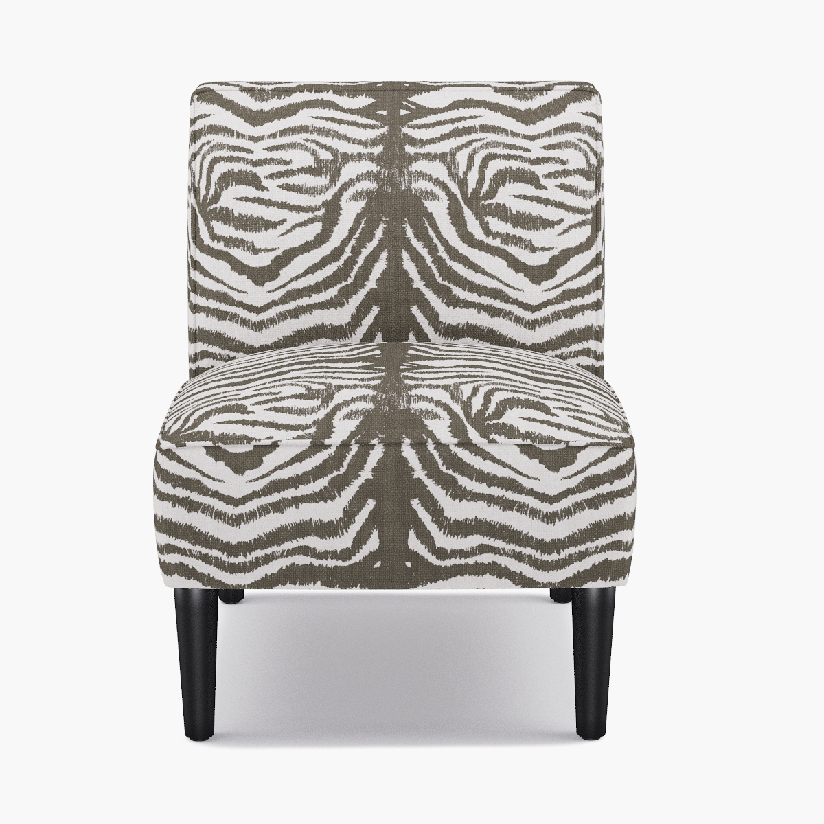 zebra accent chair